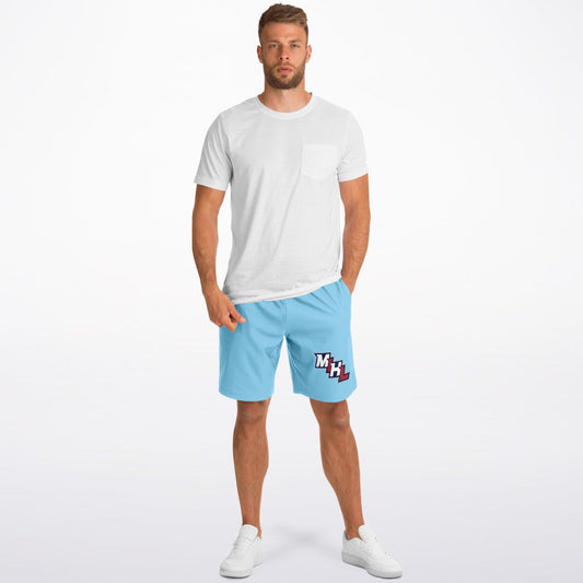 MIHL Fashion Long Shorts - Baby Blue