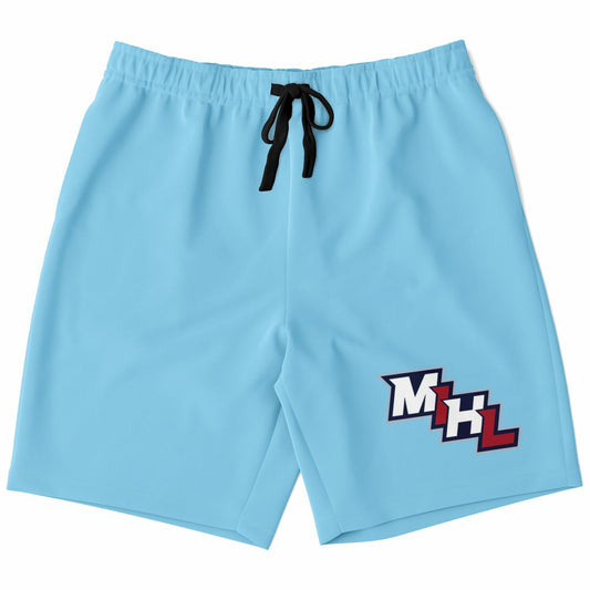 MIHL Fashion Long Shorts - Baby Blue